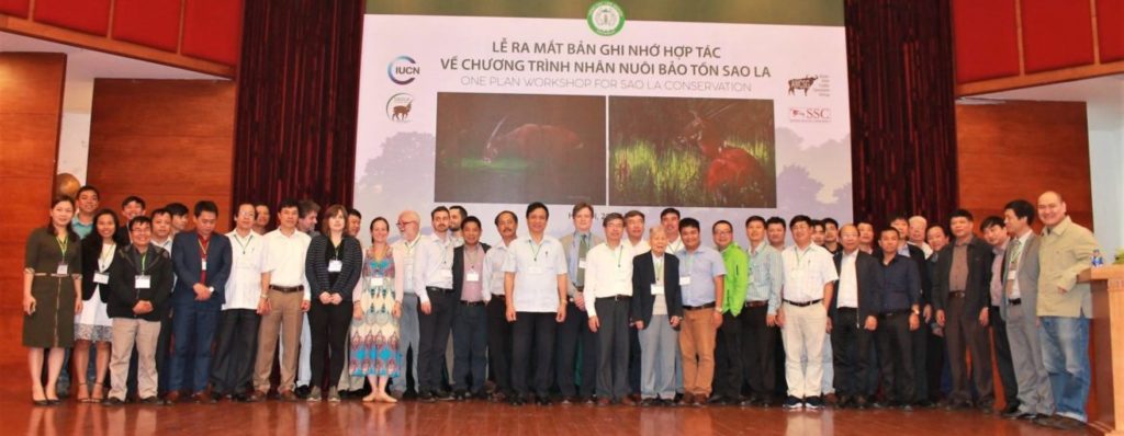 Podpisanie planu ratowania saola