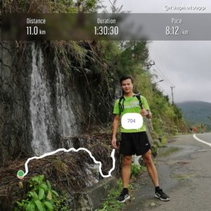 Biegacz w Wild Run 2020 z Wietnamu